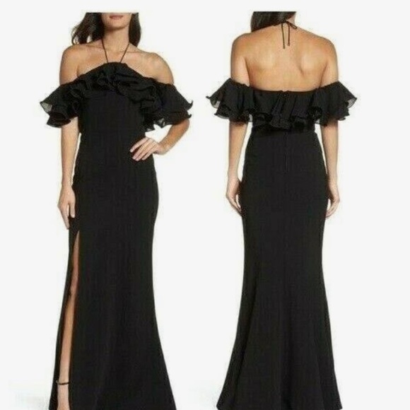 C/MEO collective immerse off the shoulder gown - Picture 8 of 8